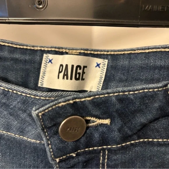 PAIGE Dark Blue Women's Jeans - Picture 2 of 10